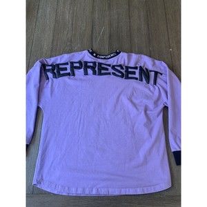 Represent Owners Club Long Sleeve Size Large With Bolded Letters
